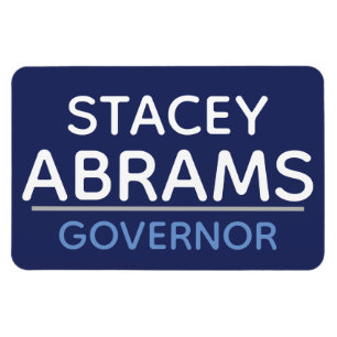Magnet Flexible Stacey Abrams pour aimant automobile GA GOVERNOR :