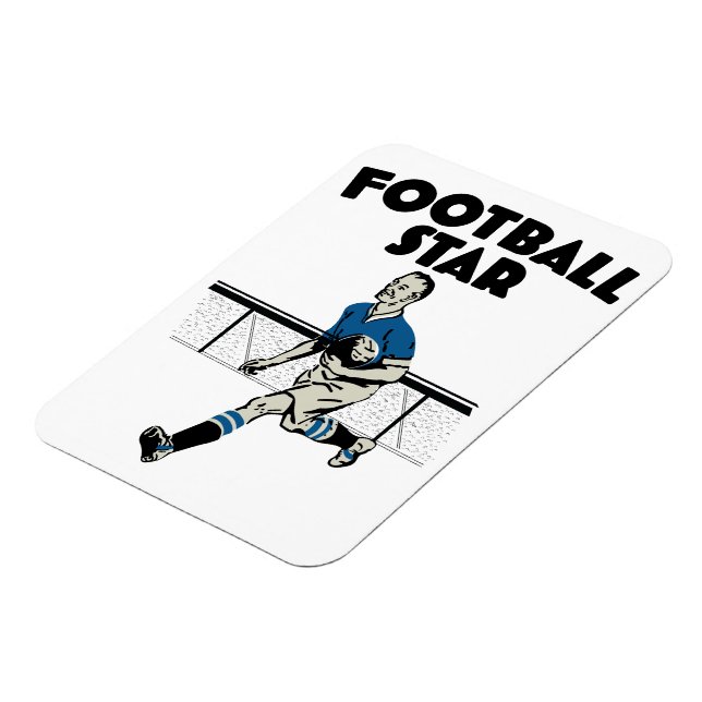 Magnet Flexible Star de Football (Côté Gauche)