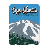Station de ski de Copper Mountain Colorado Vintage