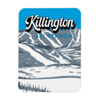 Station de ski de Killington Hiver Vermont Vintage