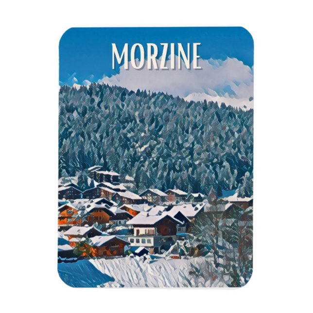 Magnet Flexible Station de ski de Morzine (Vertical)