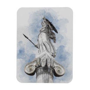 Magnet Flexible Statue Classique d'Athéna – Inspiré de la Mytholog