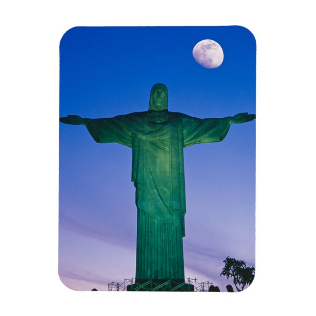 Magnet Flexible Statue de Cristo Redentor| Rio de Janeiro Brésil (Vertical)