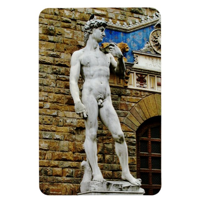Magnet Flexible Statue de David Florence Italie (Vertical)