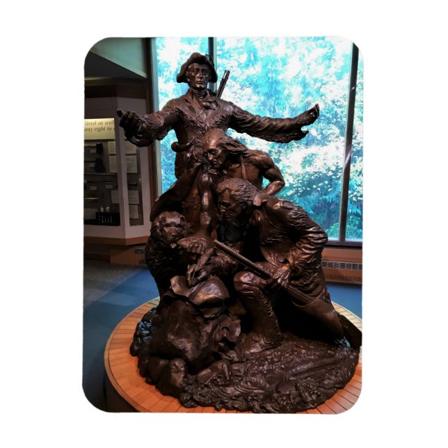 Magnet Flexible Statue de Lewis & Clark, Fort Clatsop, Oregon (Vertical)