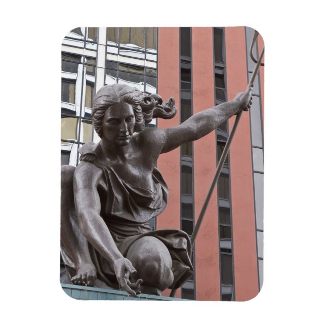 Magnet Flexible Statue de Portlandia, Portland, Oregon (Vertical)