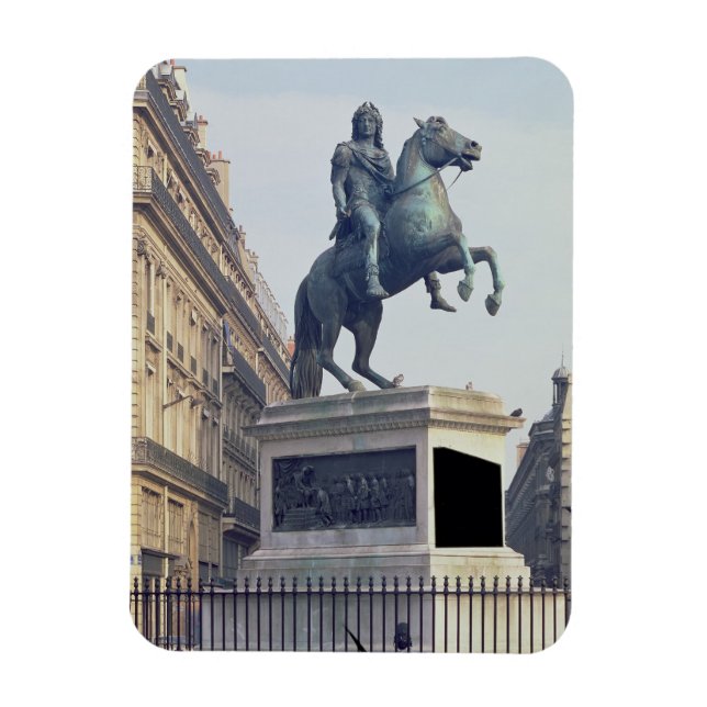 Magnet Flexible Statue d'Equestrian de King Louis XIV (1816-22) (Vertical)