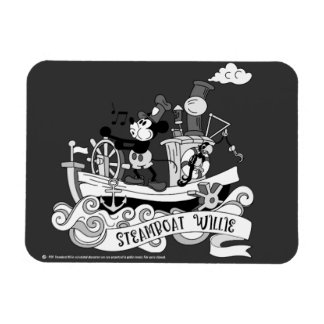 Magnet Flexible Steamboat Willie Rétro