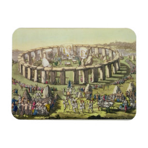 Magnet Flexible Stonehenge, ou un temple circulaire des druides,