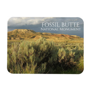 Magnet Flexible Stormy Sky Fossil Butte Monument National Wyoming