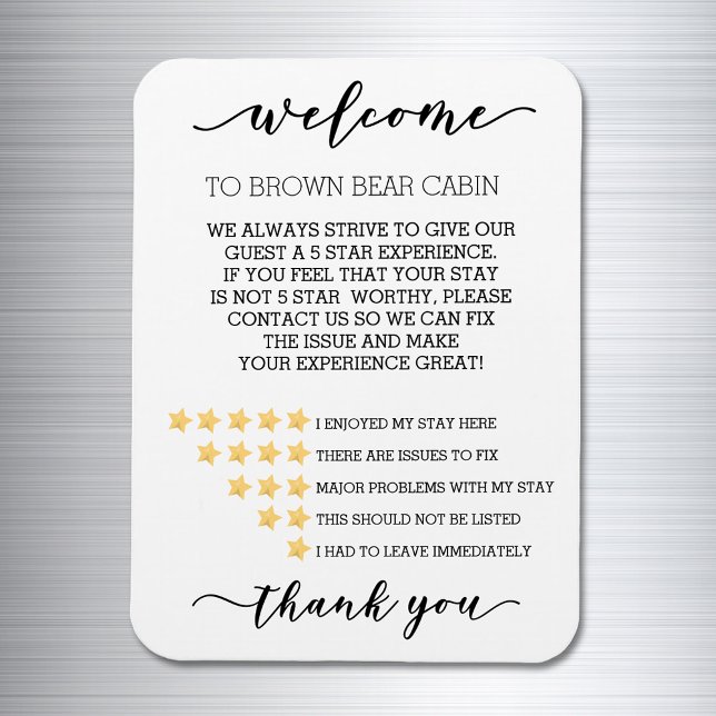 Magnet Flexible STR Système de cotation des locations de courte du (Créateur téléchargé)