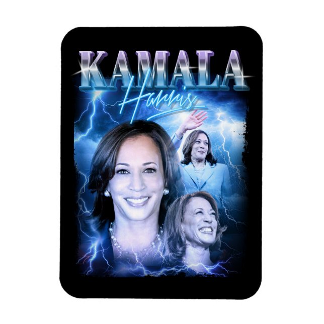 Magnet Flexible Style Kamala Harris Retro 90s (Vertical)