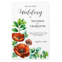 Sublime aquarelle Coquelicots rouges dans le style