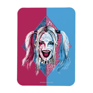 Magnet Flexible Suicide Squad Harley Laugh