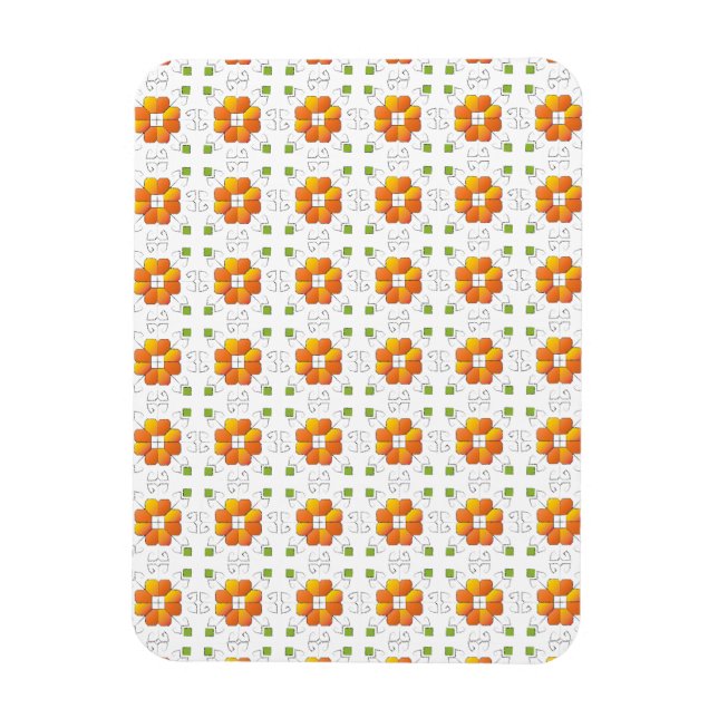 Magnet Flexible SUN traditionnel letton conception géométrique IX (Vertical)