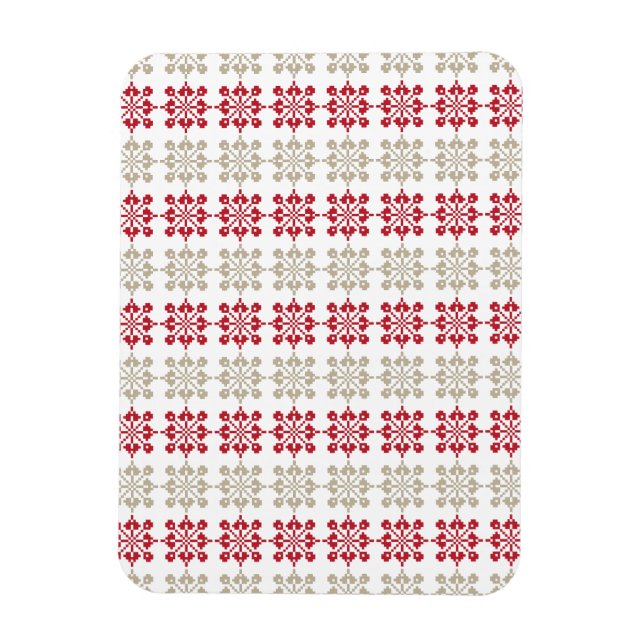 Magnet Flexible SUN traditionnel letton motif géométrique VI (Vertical)