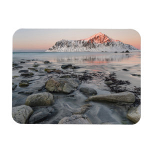 Magnet Flexible Sunrise Flakstad and Skagsanden Beach
