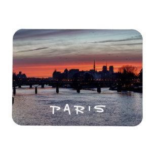 Magnet Flexible Sunrise over Ile de la Cite and Notre Dame - Paris