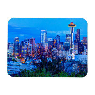 Magnet Flexible Super Moon se lève près de Seattle