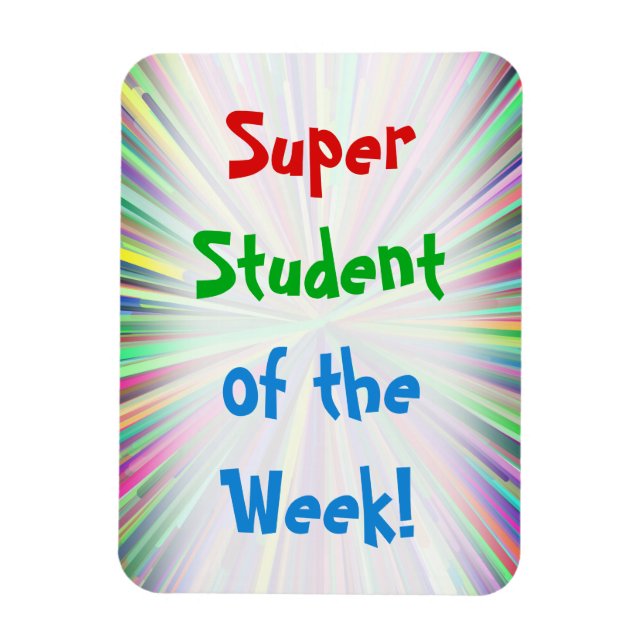 Magnet Flexible "Super Student of the Week !" Aimant (Vertical)