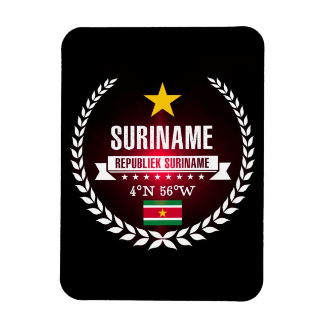 Magnet Flexible Suriname (Vertical)