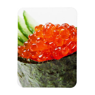 Magnet Flexible Sushi d'Ikura (oeufs de poisson saumonés) Gunkan