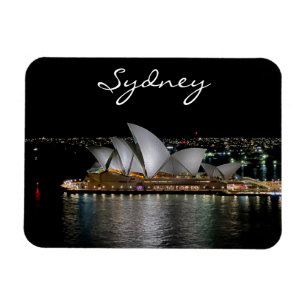 Magnet Flexible Sydney Opera House by Night, Australia, Photo