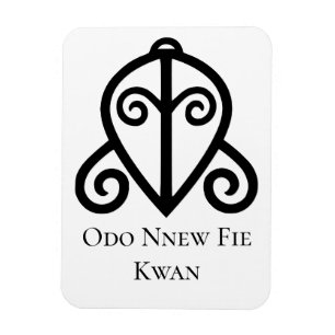Magnet Flexible Symbole Adinkra ODO NOUVEAU FIE KWAN Love...