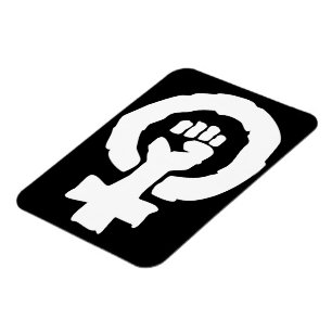 Magnet Flexible Symbole féminin universel Main de solidarité