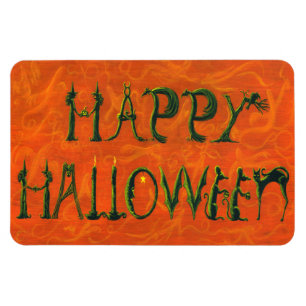 Magnet Flexible Symbole figuré Halloween "Happy Halloween"