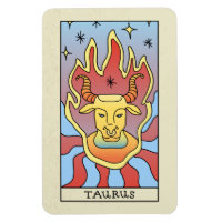 Symbole Taurus Zodiac Art Abstrait Vintage