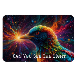 Magnet Flexible Symphonie Cosmique Avienne mignonne Oiseau de l'Un