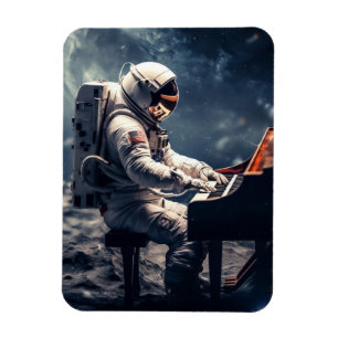 Magnet Flexible Symphonie pour les étoiles L'astronaute Piano su