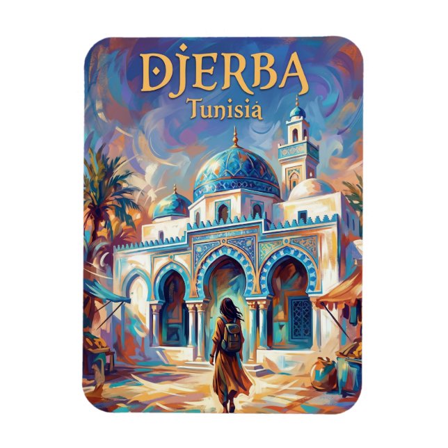 Magnet Flexible Synagogue El Ghriba Tunisie (Vertical)