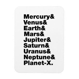 Magnet Flexible Système solaire