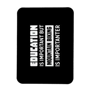 Magnet Flexible T-shirt drôle de vélo de montagne - Vélo de montag