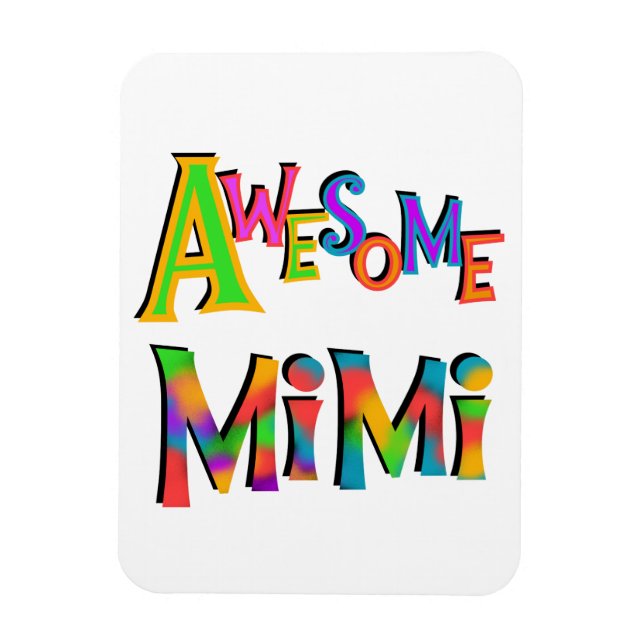 Magnet Flexible T-shirts et cadeaux Mimi impressionnants (Vertical)
