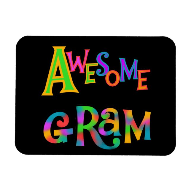 Magnet Flexible T-shirts et cadeaux superbes Gram (Horizontal)