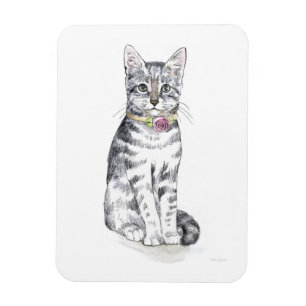 Magnet Flexible Tabby Cat