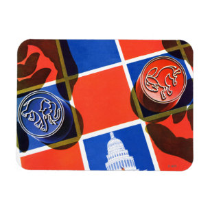 Magnet Flexible Tableau de contrôle des élections