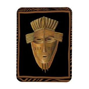 Magnet Flexible Tableau de Masque Africain par Chariklia Zarris