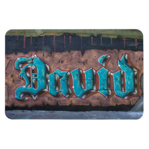 Magnet Flexible Tag : David
