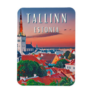 Magnet Flexible Tallinn, ville médiévale de l'Estonie