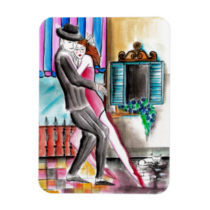 Magnet Flexible Tango dans la rue