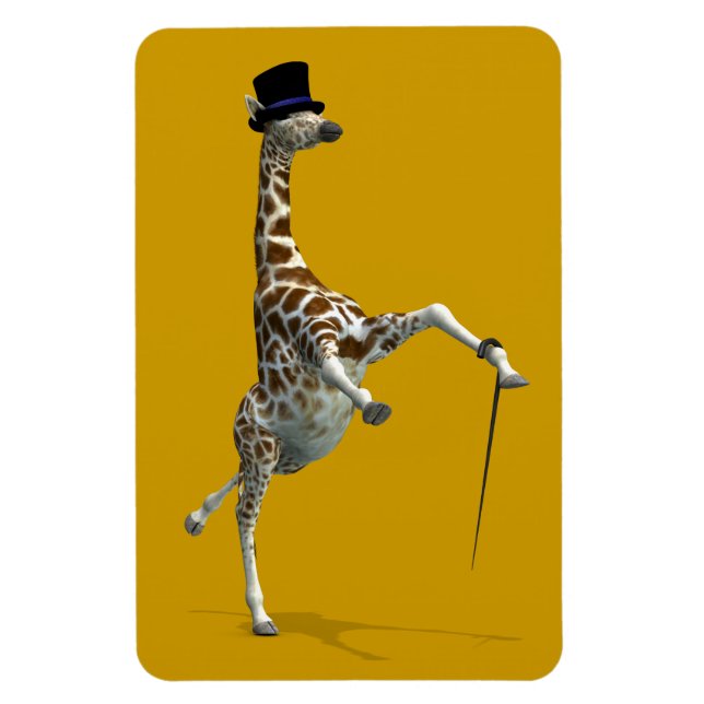 Magnet Flexible Tap Dancing Giraffe (Vertical)