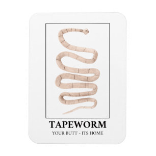 Magnet Flexible Tapeworm Your Butt Son Accueil