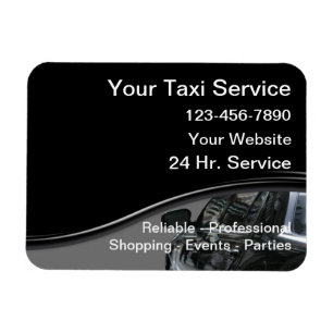 Magnet Flexible Taxi Cartes de visite magnétiques