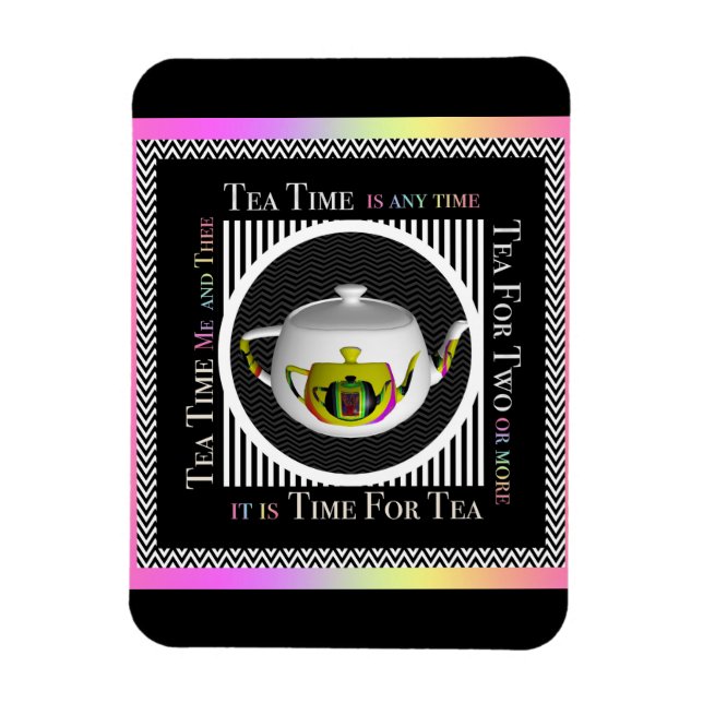 Magnet Flexible Tea Time  Refrigerator  (Vertical)