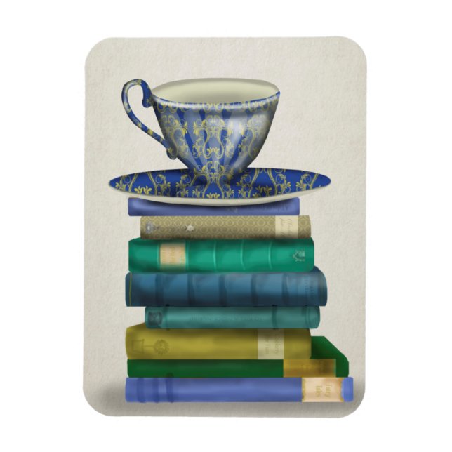 Magnet Flexible Teacup et livres 2 (Vertical)