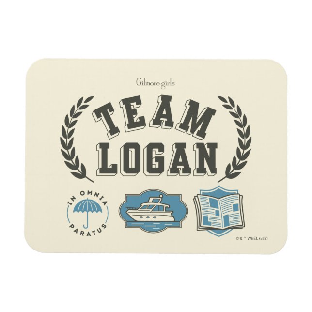 Magnet Flexible Team Logan Gilmore Girls Design (Horizontal)